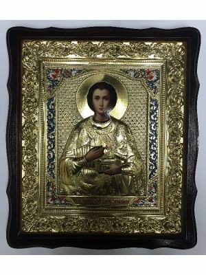 Великомученик Пантелеимон (эмаль)