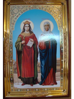 Святые Варвара и Елизавета