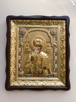 Святой Николай Чудотворец (эмаль)