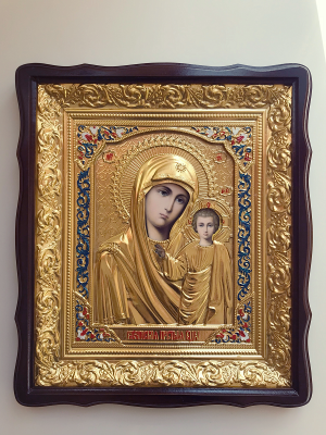 Казанська ікона Божої Матері (емаль)