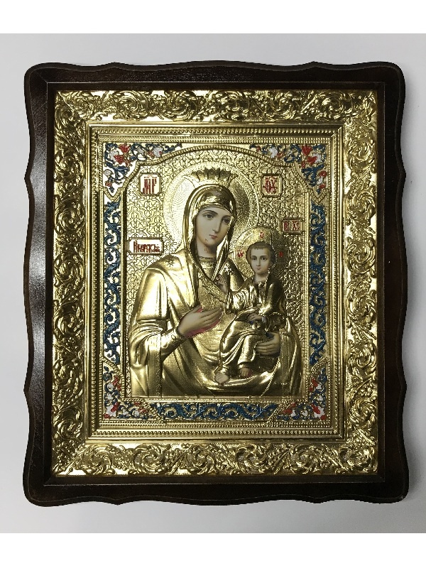 Іверська ікона Божої Матері (емаль)