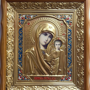 Казанська ікона Божої Матері (емаль)
