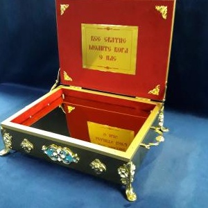 Ковчег для святих мощей (литі ручки та кути) (18-30 мощевиків)